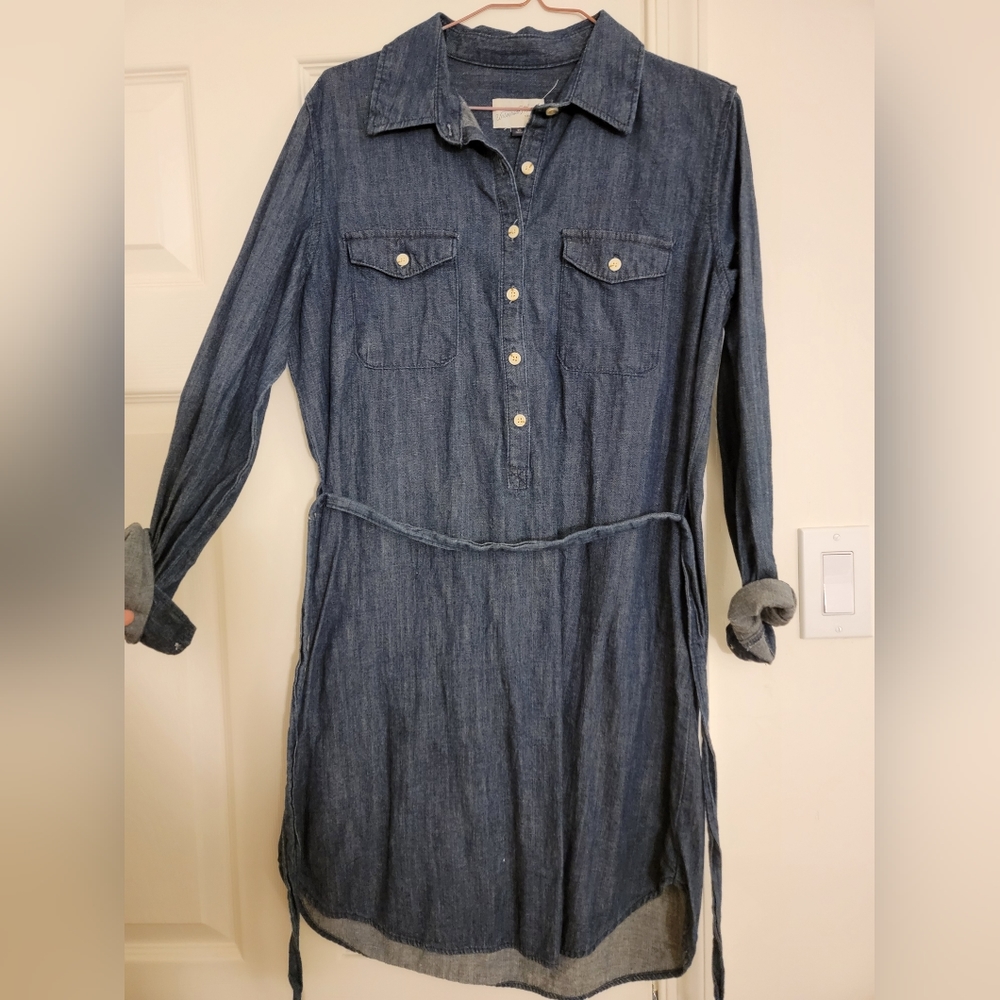 Jean Button Up Dress